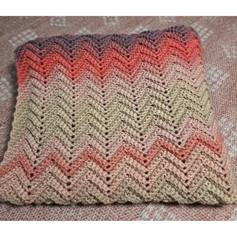 handmade crochet afghan / throw blanket
